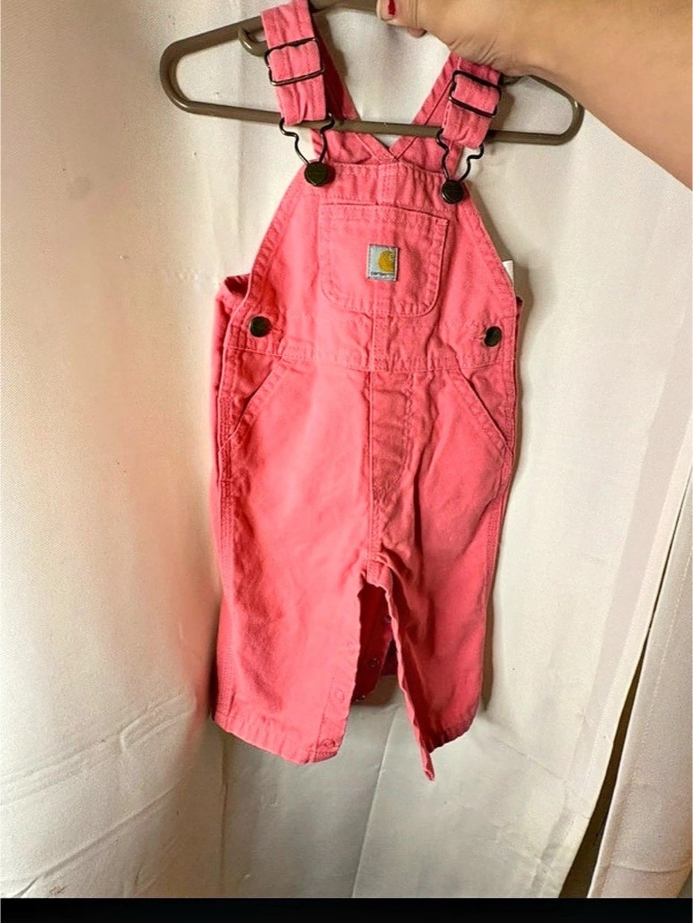 Carhartt Infant and Toddler Loose Fit Canvas Bib Overalls Infant Toddler Canvas
